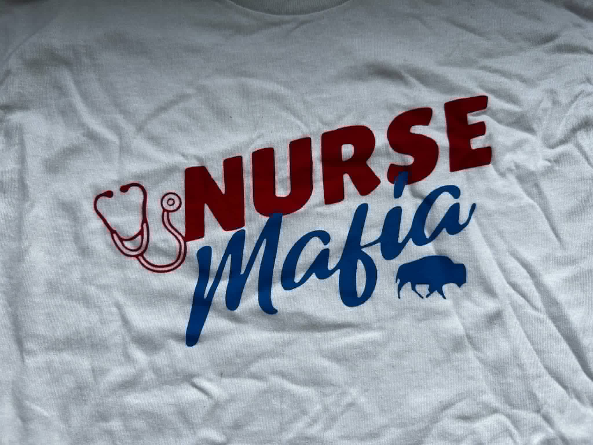 Nurse Mafia shirt print